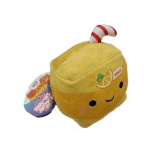 Cheeky Chonks 4" Sitrus Squeez Plush Orange Juice Toy Two In One